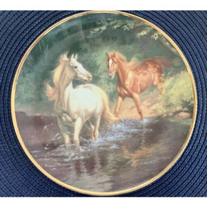 Franklin Mint “Free As The Wind” by Barrie Linklater Collectors Plate No. HF1612